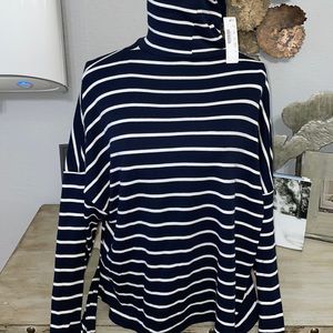 BNWT J. Crew High Collar Long Sleeve Shirt